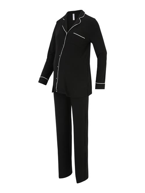 Se Lindex Maternity Pyjamas  sort / hvid ved About You