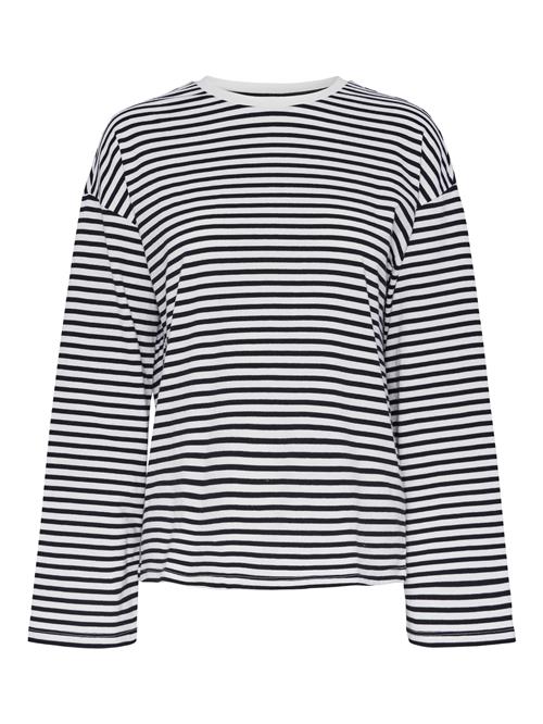 PIECES Shirts 'Sadie'  sort / hvid