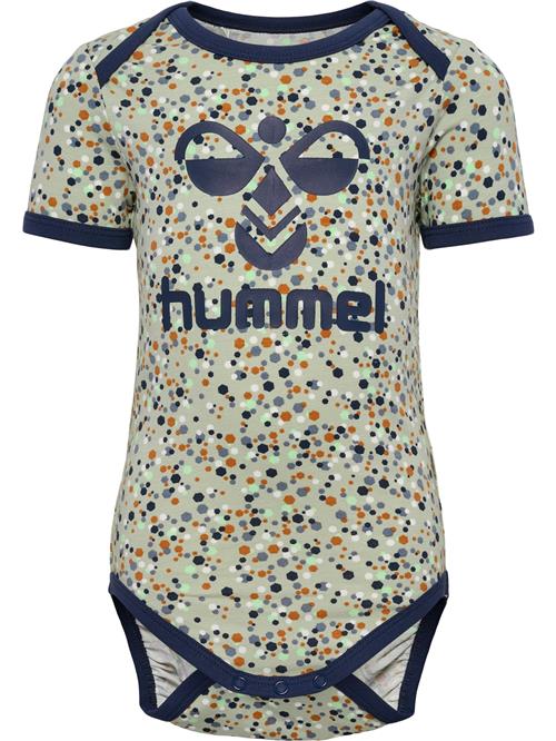 Hummel Sparkedragt/Body  marin / brun / pastelgrøn / hvid