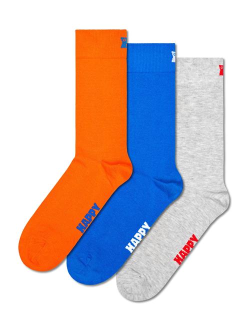 Happy Socks Sokker  royalblå / grå-meleret / orange / hvid
