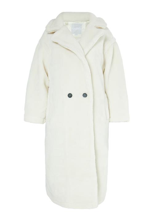 usha WHITE LABEL Vinterfrakke  uldhvid