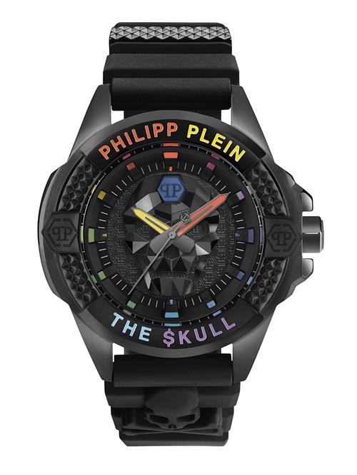 Philipp Plein Analogt ur 'THE $KULL'  blå / gul / orange / sort