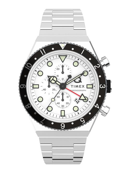 TIMEX Analogt ur  sort / sølv