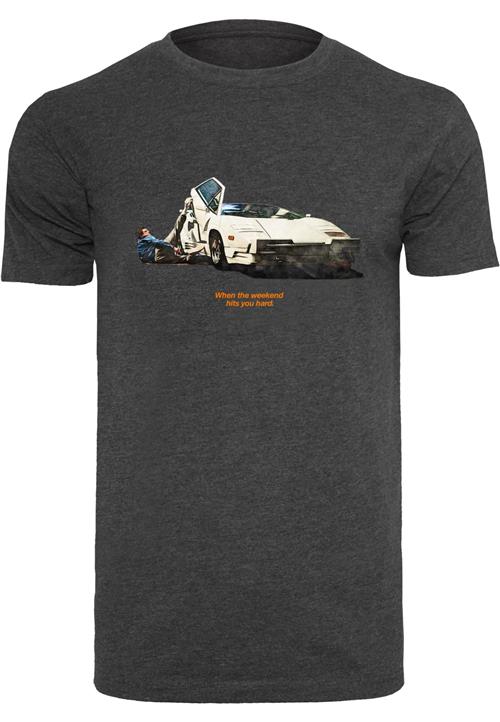 Mister Tee Bluser & t-shirts 'Weekend Wolf'  blå / antracit / orange / sort