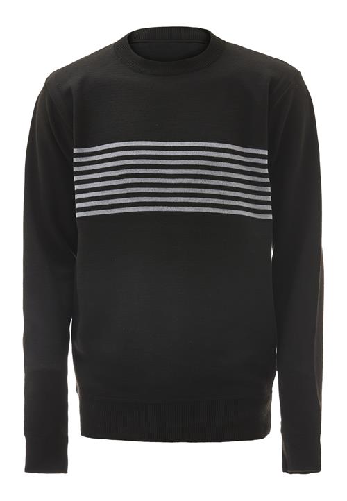 FUMO Pullover  lysegrå / sort