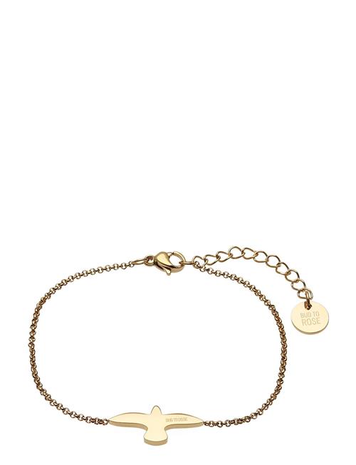 Dove Bracelet Gold Bud To Rose Gold