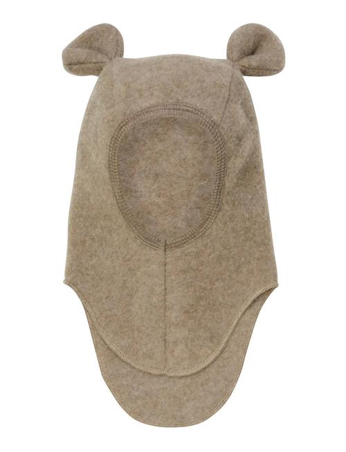Balaclava Ears Wool Fleece Huttelihut Beige