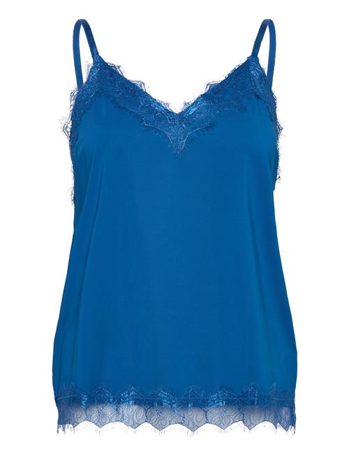 Top From Freequent In A Light Material. The Top Has A Simple Silhouette With Nar FREE/QUENT Blue