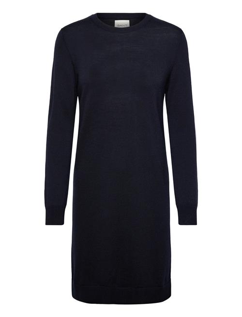 Fine Merino Knitted Dress GANT Navy