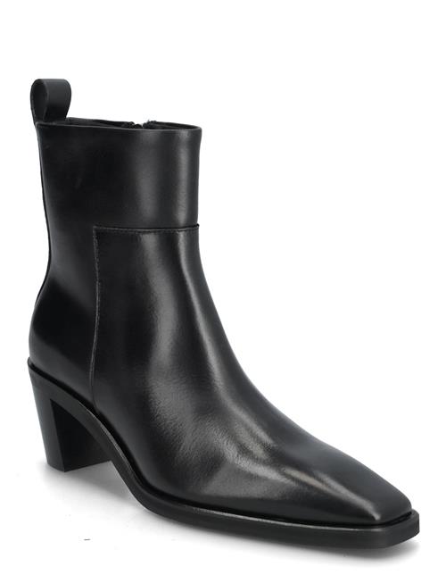 Cowboy Boot Zip Lth Calvin Klein Black