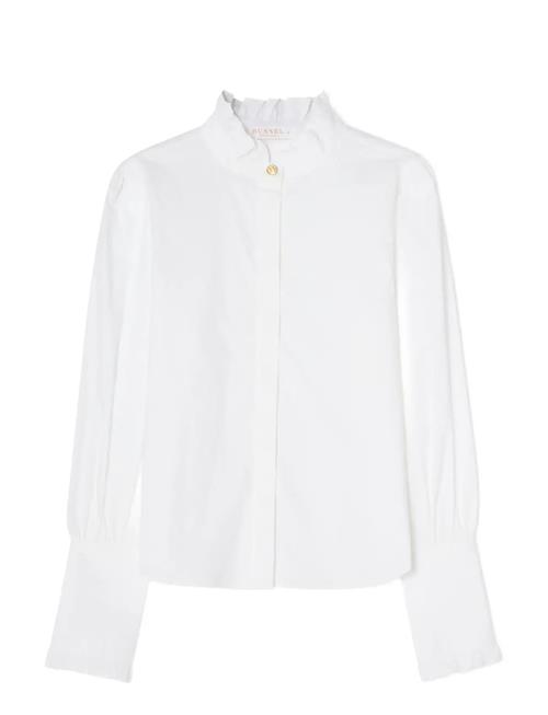 Maira Plissé Blouse BUSNEL White