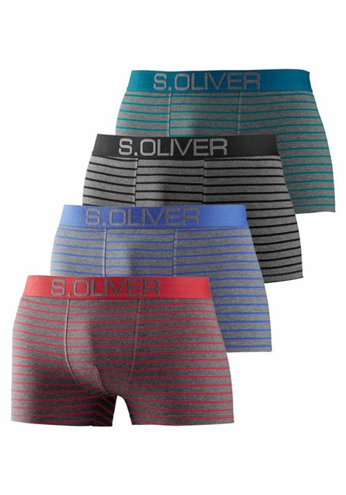 s.Oliver Boksershorts  himmelblå / grå / blandingsfarvet / rød