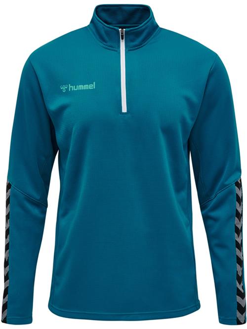 Hummel Funktionsskjorte  cyanblå / grå / lysegrøn / sort