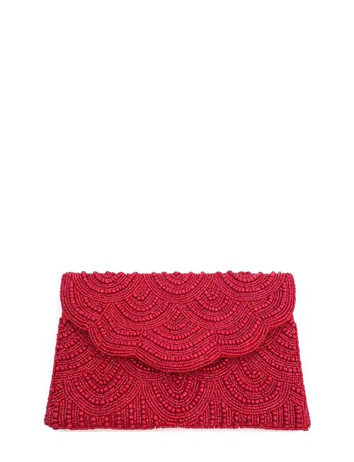 Casablanca Clutch Near White Pipol's Bazaar Red