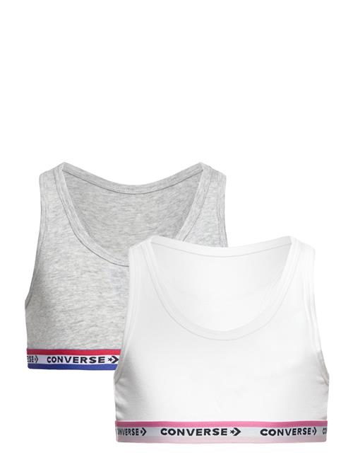 2T-2Pk Bralettes Converse White