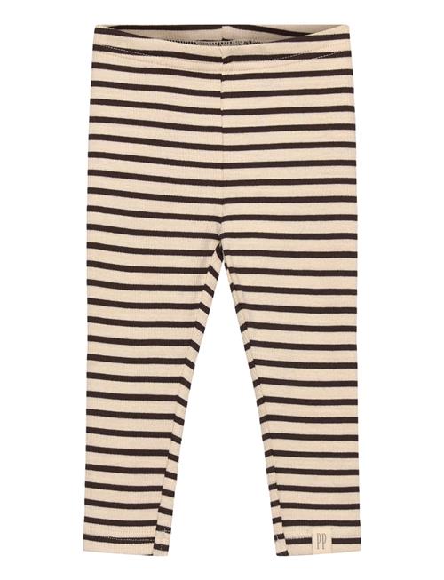 Legging Modal Striped Petit Piao Beige