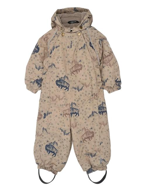 Polyester Baby Suit - Aop Mikk-line Beige