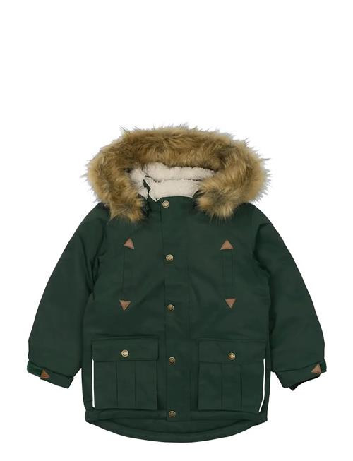Twill Nylon Boy Parca Mikk-line Green