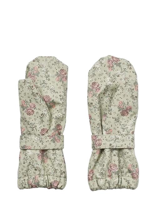 Rain Mittens Rily Wheat Green