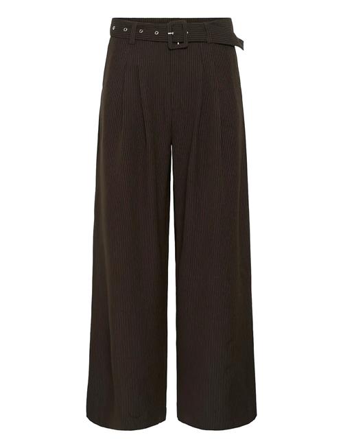 Vittamw High Wide Pant My Essential Wardrobe Brown