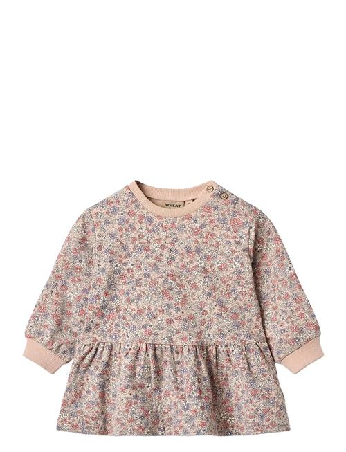 Sweat Dress L/S Zenia Wheat Pink