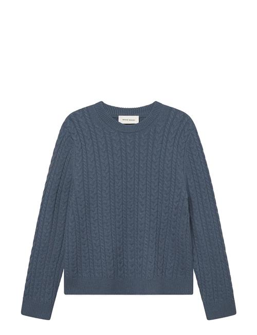 Wwsteve Crew Neck 25223 WOOD WOOD Blue