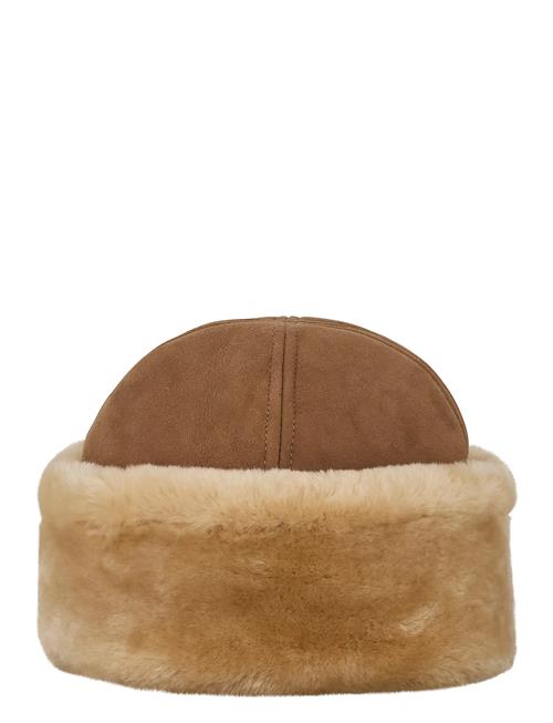Dora Shearling Hat Becksöndergaard Beige