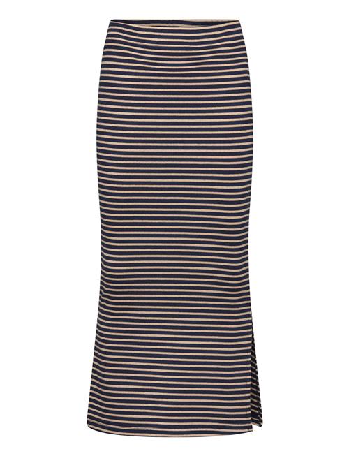 Tnpriscilla Long Rib Skirt The New Navy