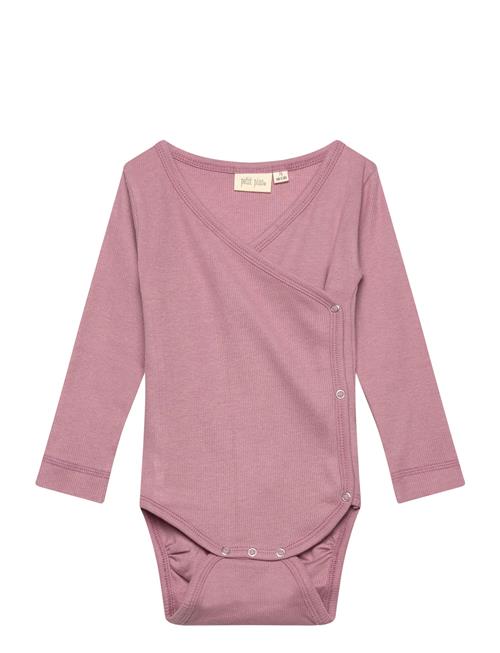 Ppdi Body L/S Fold Over Nb Noos Petit Piao Pink