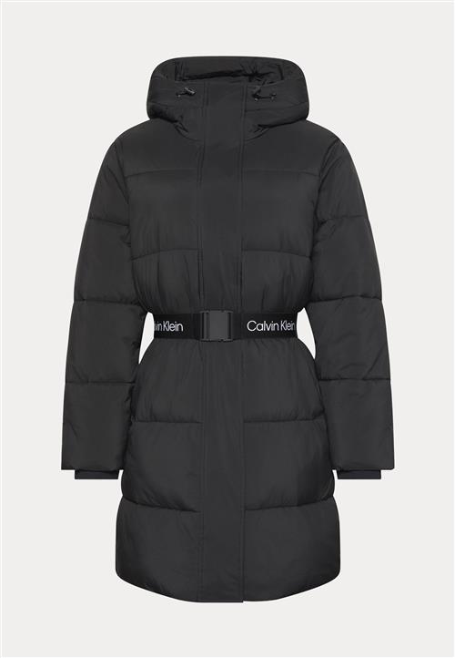Calvin Klein Jeans Belted Midweight Long Puffer