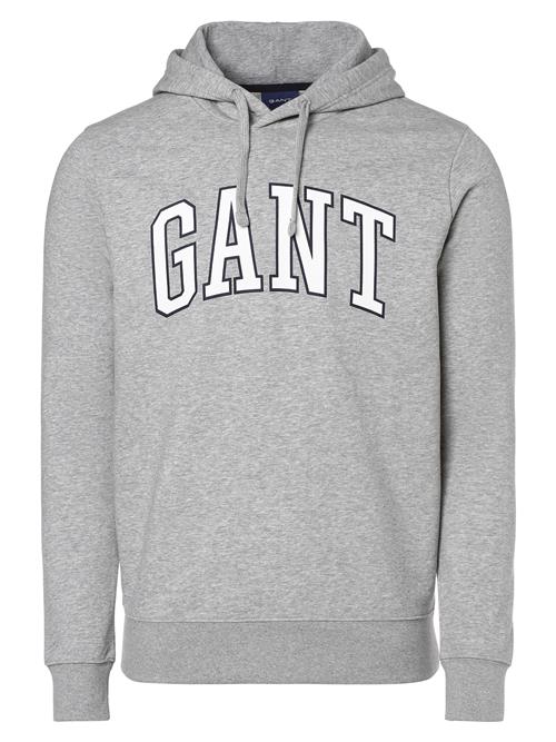 GANT Sweatshirt  grå-meleret / sort / hvid