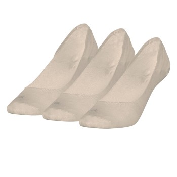 Calvin Klein Strømper 3P Ballerina Socks for Woman Beige Str 35/38 Dame