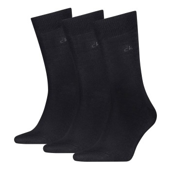 Calvin Klein Strømper 3P Classic Socks For Men Sort Str 39/42 Herre