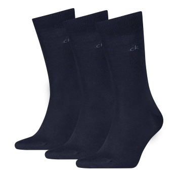Calvin Klein Strømper 3P Classic Socks For Men Navy Str 39/42 Herre