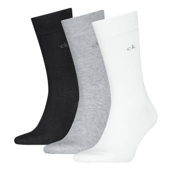 Calvin Klein Strømper 3P Classic Socks For Men Sort/Grå Str 43/46 Herre