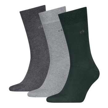Calvin Klein Strømper 3P Classic Socks For Men Flerfarvet-2 Str 39/42 Herre