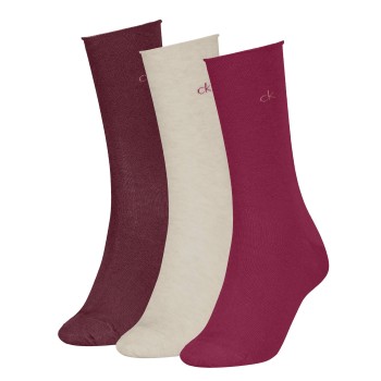 Calvin Klein Strømper 3P Classic Socks For Women Flerfarvet Str 35/38 Dame