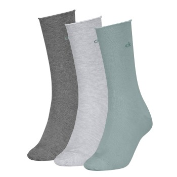 Calvin Klein Strømper 3P Classic Socks For Women Flerfarvet-2 Str 39/42 Dame