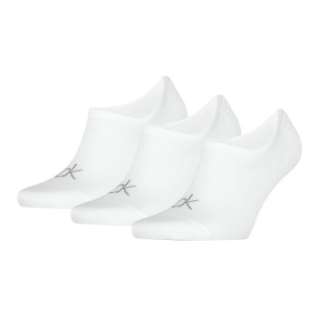 Calvin Klein Strømper 3P Footie Men Socks High Cut Hvid Str 39/42 Herre