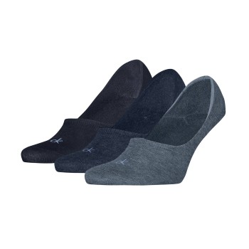 Calvin Klein Strømper 3P Footie Socks For Men Marine/Blå Str 39/42 Herre