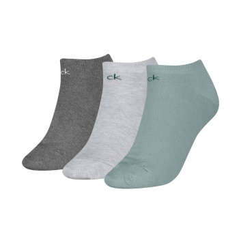 Calvin Klein Strømper 3P Sneaker Socks For Women Flerfarvet-2 Str 35/38 Dame