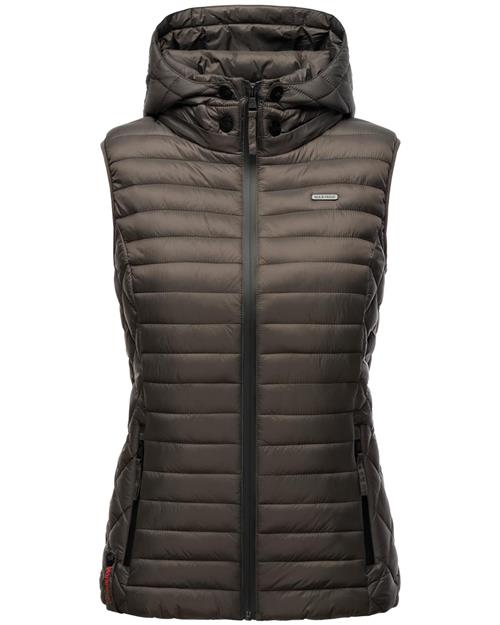 MARIKOO Vest 'Hasenpfote'  antracit