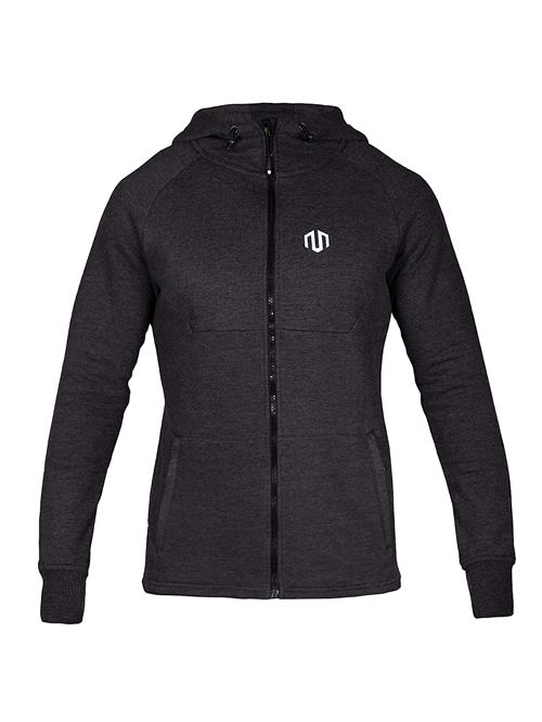 MOROTAI Sportssweatjakke 'Neotech'  antracit / hvid