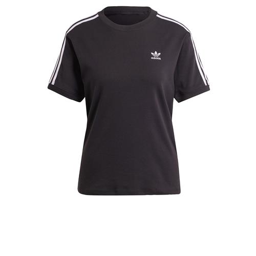 ADIDAS ORIGINALS Shirts '3-Stripes'  sort / hvid