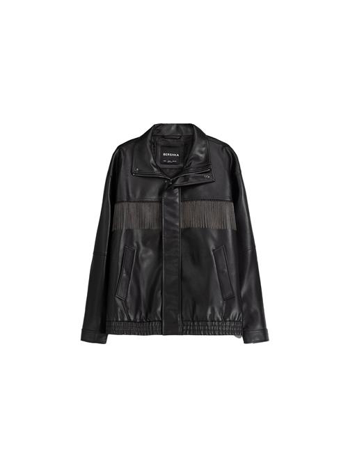 Bershka Overgangsjakke  sort