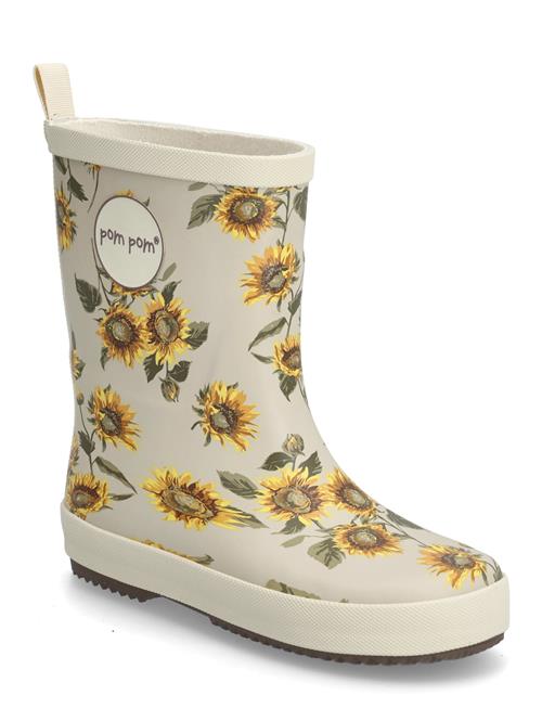 Gumboots Aop Pom Pom Beige