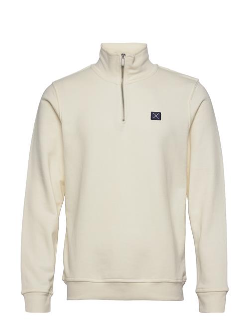 Basic Organic 1/2 Zip Sweat Clean Cut Copenhagen Cream