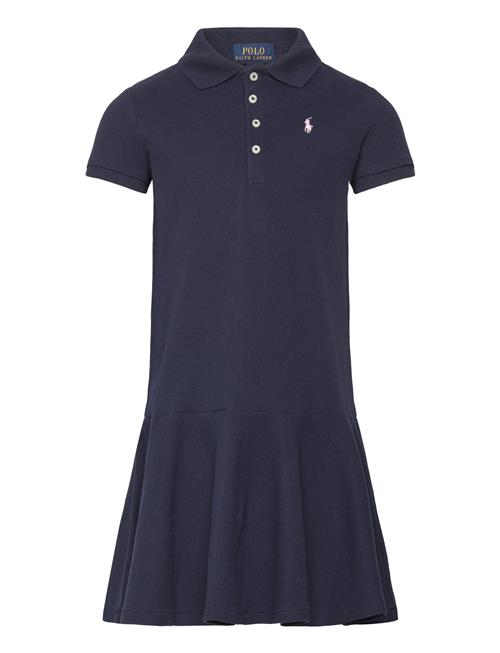 Mesh-Polo Dress-Dr-Knt Ralph Lauren Kids Navy