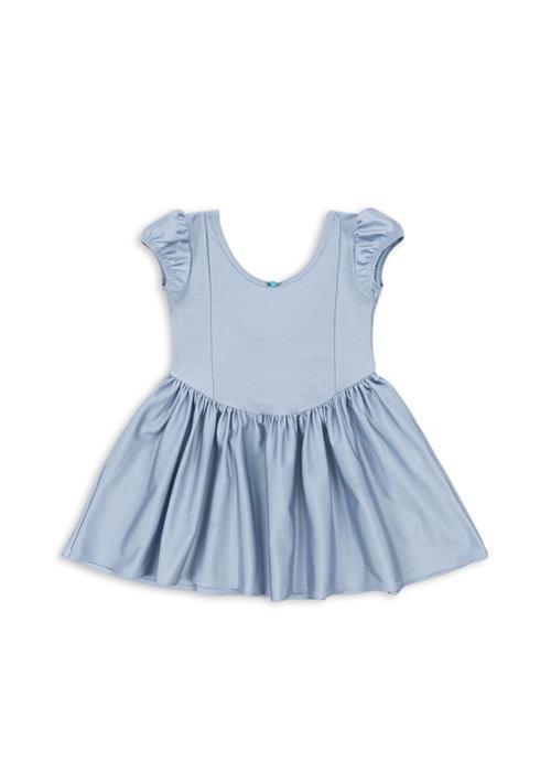 Konges Sløjd Mousse Puff-kjole Zen Blue  Zen Blue 3 Y  Blå  3 år  kvinde