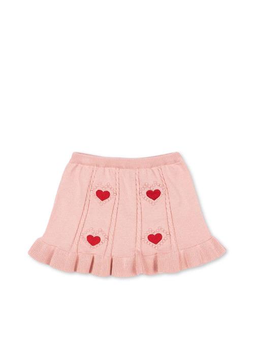 Konges Sløjd GOTS Soleil Strikket Nederdel Silver Pink  Silver Pink 4 Y  Lyserød  4 år  kvinde